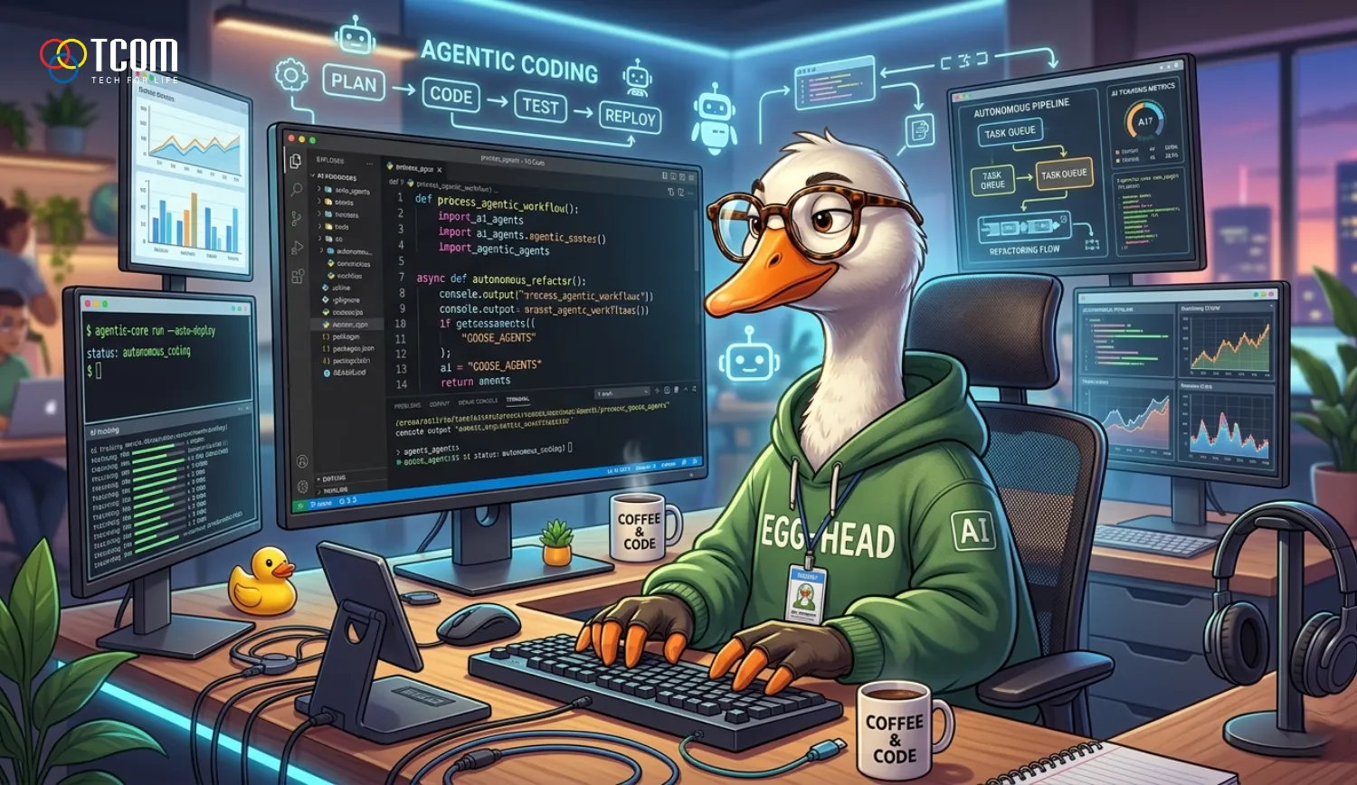 Goose là gì? Agentic Coding Miễn Phí Tự Động Hóa Code Cực Mạnh